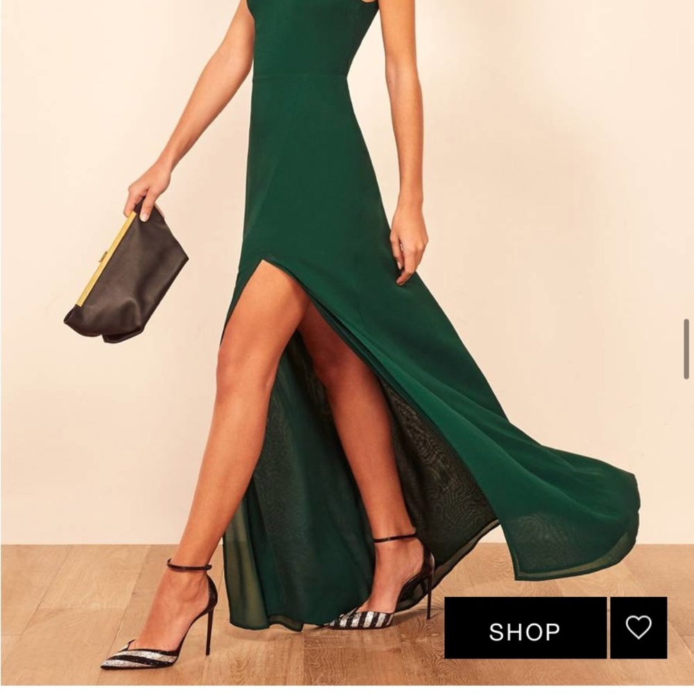 Reformation Evelyn One-Shoulder Gown - Picture 2 of 3